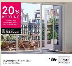 Karwei Bruynzeel plissé-hordeur S500 aanbieding