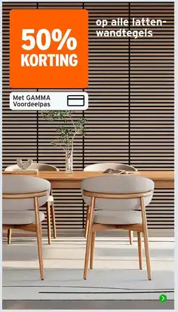 GAMMA gamma lattenwandtegels aanbieding