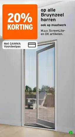 GAMMA Bruynzeel horren aanbieding