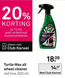 Karwei Turtle Wax all wheel cleaner red line aanbieding