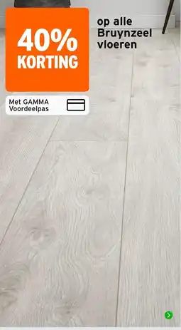 GAMMA Bruynzeel vloeren aanbieding