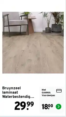 GAMMA Bruynzeel laminaat Waterbestendig aanbieding