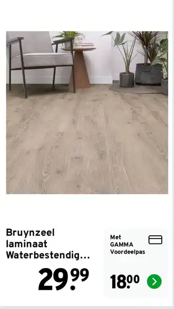 GAMMA Bruynzeel laminaat Waterbestendig aanbieding