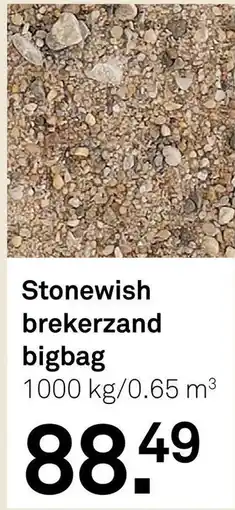 Karwei Stonewish brekerzand bigbag aanbieding