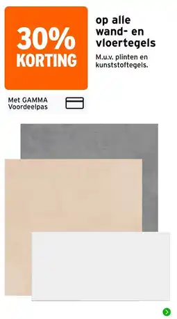 GAMMA gamma wand- en vloertegels aanbieding