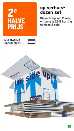 GAMMA Gamma verhuisdozen set aanbieding