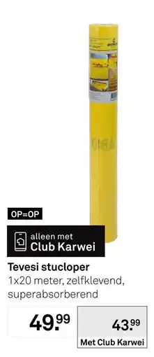 Karwei Tevesi stucloper aanbieding