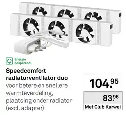 Karwei Speedcomfort radiatorventilator duo aanbieding