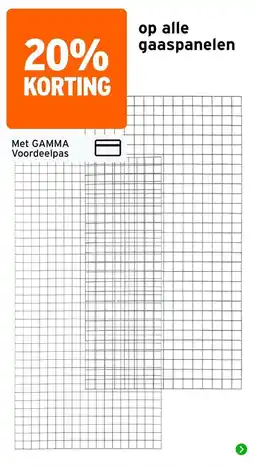 GAMMA gamma gaaspanelen aanbieding