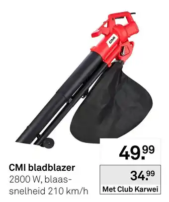Karwei CMI bladblazer aanbieding