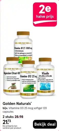 Etos Golden Naturals* aanbieding
