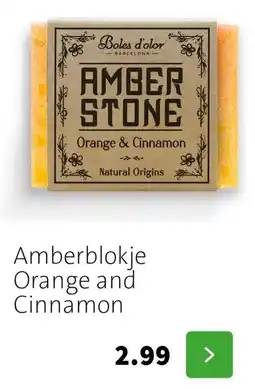 Intratuin Amberblokje Orange and Cinnamon aanbieding