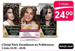 Etos L'Oréal Paris Excellence en Préférence aanbieding
