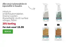 Intratuin Intratuin onderhoudsmiddelen aanbieding