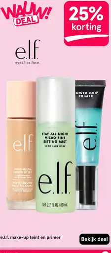 Etos e.l.f. make-up teint en primer aanbieding