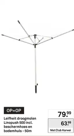 Karwei Leifheit Linopush 500 aanbieding