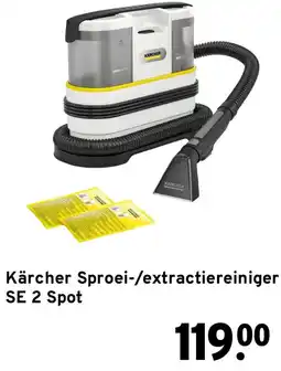 GAMMA Kärcher Sproei-/extractiereiniger SE 2 Spot aanbieding