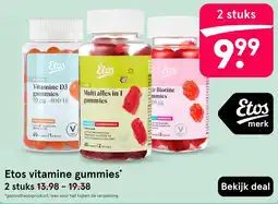 Etos Etos vitamine gummies aanbieding
