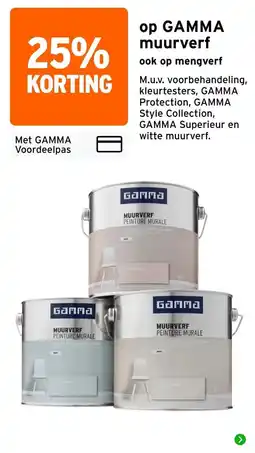 GAMMA gamma muurverf aanbieding