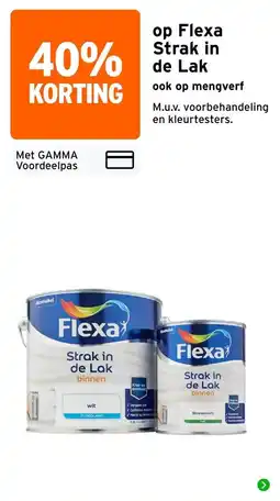 GAMMA Flexa Strak in de Lak aanbieding