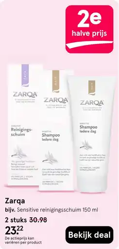 Etos Zarqa Sensitive reinigingsschuim 150 ml aanbieding