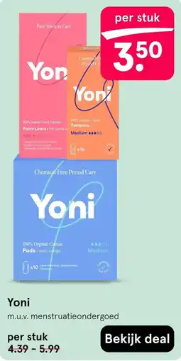 Etos Yoni m.u.v. menstruatieondergoed aanbieding