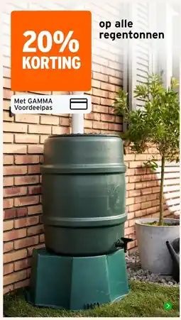 GAMMA gamma regentonnen aanbieding