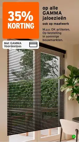 GAMMA gamma jaloezieën aanbieding