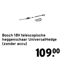 GAMMA Bosch 18V telescopische heggenschaar UniversalHedge aanbieding