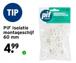 GAMMA PIF Isolatie montageschijf aanbieding