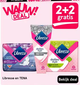 Etos Libresse en TENA aanbieding