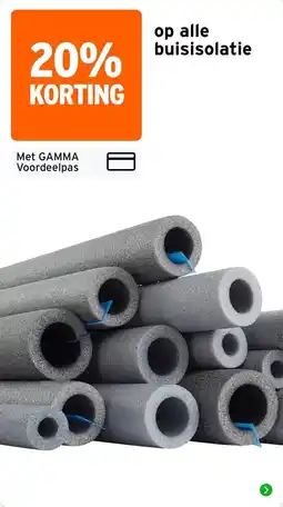 GAMMA gamma buisisolatie aanbieding