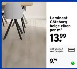 GAMMA Laminaat Göteborg beige eiken aanbieding