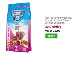Intratuin Renske hondenvoeding aanbieding