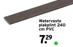 GAMMA Watervaste plakplint 240 cm PVC aanbieding