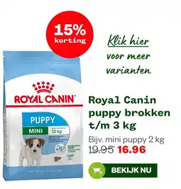 Welkoop Royal Canin puppy brokken aanbieding