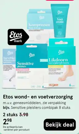 Etos Etos wond- en voetverzorging aanbieding