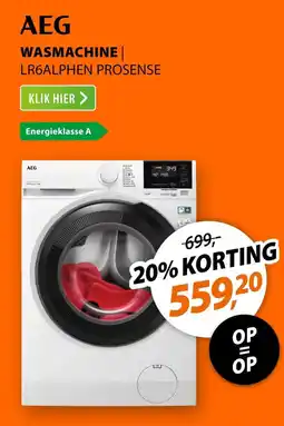 Expert AEG WASMACHINE LR6ALPHEN PROSENSE aanbieding