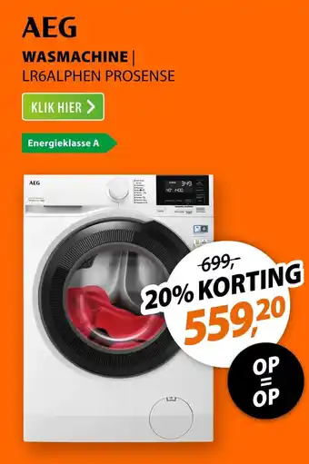 AEG WASMACHINE LR6ALPHEN PROSENSE