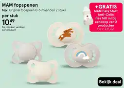 Etos MAM fopspenen aanbieding