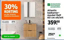 GAMMA Atlantic badkamermeubel Raff aanbieding