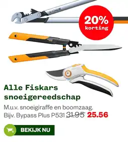 Welkoop Fiskars snoeigereedschap aanbieding
