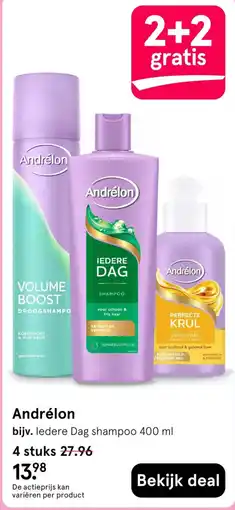Etos Andrélon Iedere Dag shampoo aanbieding