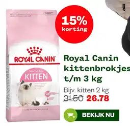 Welkoop royal canin kittenbrokjes aanbieding