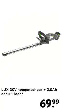 GAMMA LUX 20V heggenschaar aanbieding