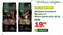 Welkoop Welkoop houtskool Marabu of White Quebracho aanbieding