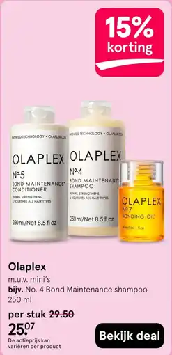 Etos Olaplex m.u.v. mini's aanbieding
