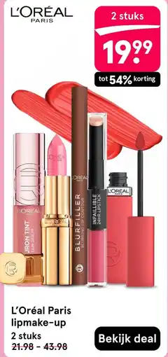 Etos L'Oréal Paris lipmake-up aanbieding