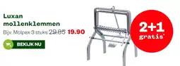Welkoop Luxan mollenklemmen aanbieding