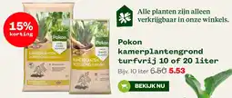 Welkoop Pokon kamerplantengrond turf vrij aanbieding